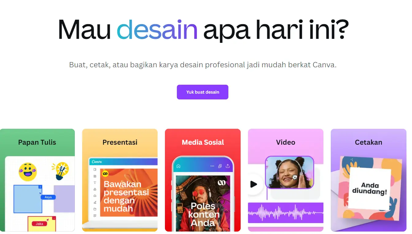 contoh aplikasi edit foto online Canva