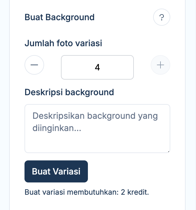 Choose the number of photos