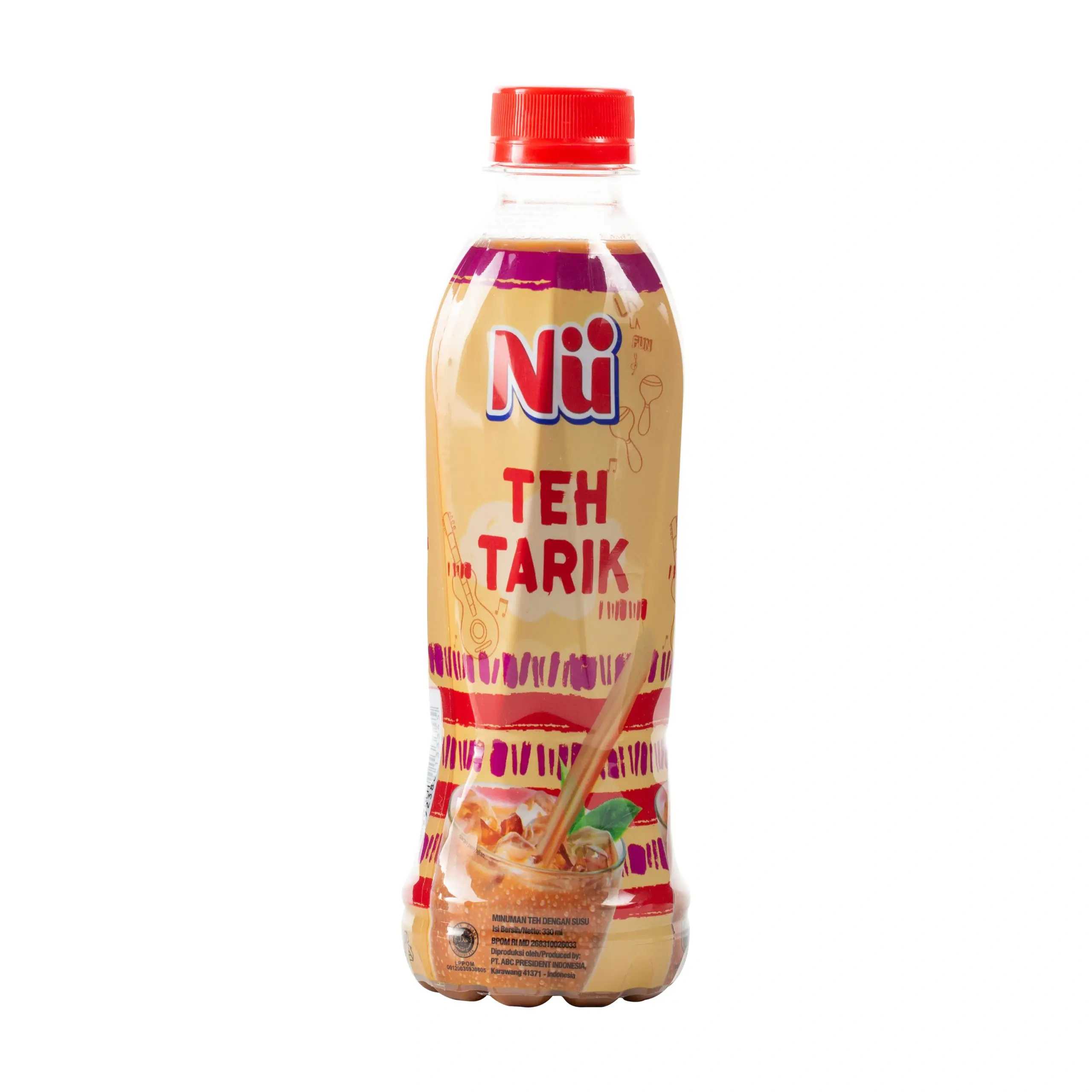 Gambar teh botol tanpa background, fleksibel untuk diedit dan dipadukan dengan berbagai desain.