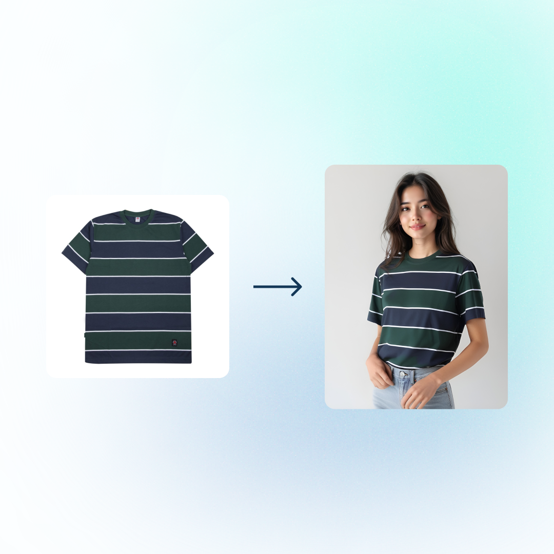 Sample result from the Fotokatalog virtual try-on feature.