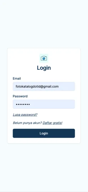 Log-in form